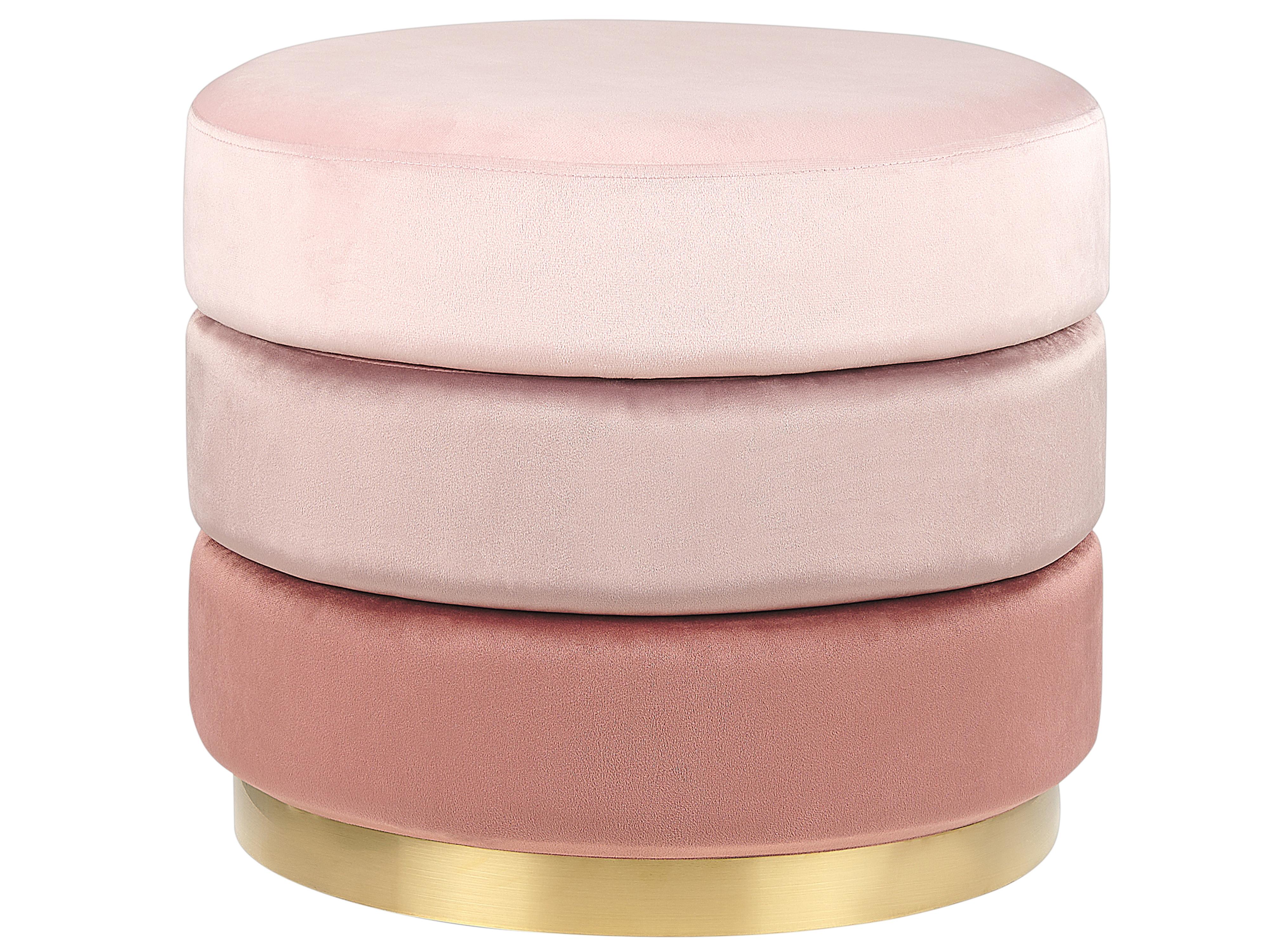 Pouffe LOUIN Velvet Pink