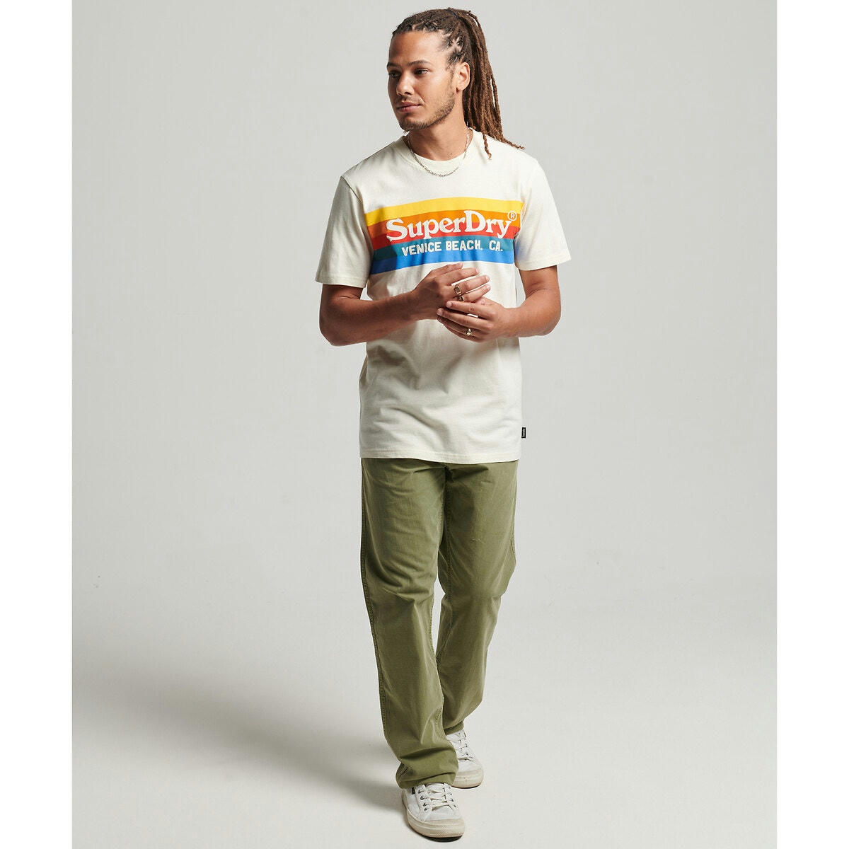 T-shirt manches courtes imprimé, col rond