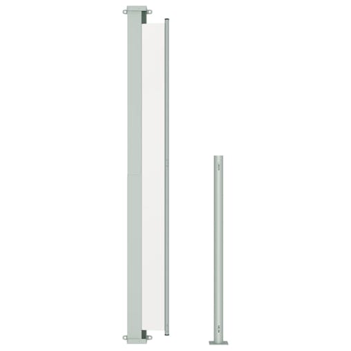 NNEVL Patio Retractable Side Awning 200x500cm Cream