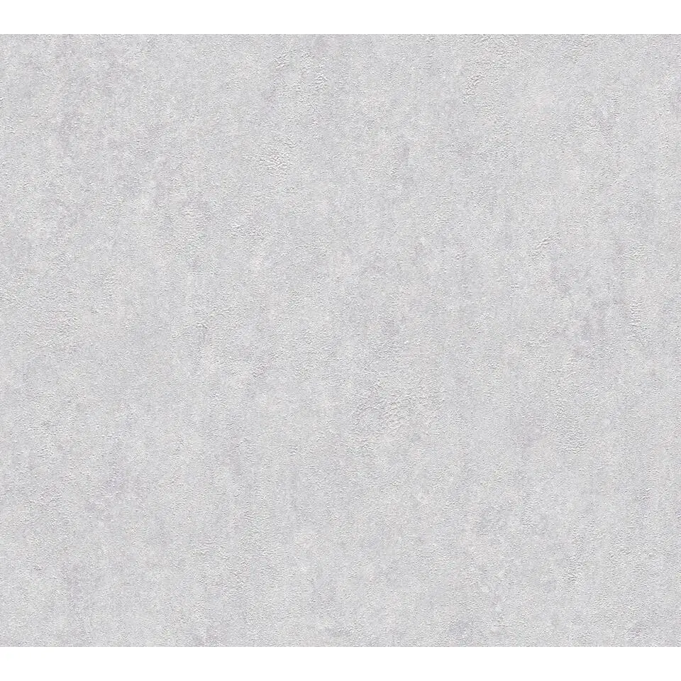 Livingwalls behang effen grijs en zilver - 53 cm x 10.05 m