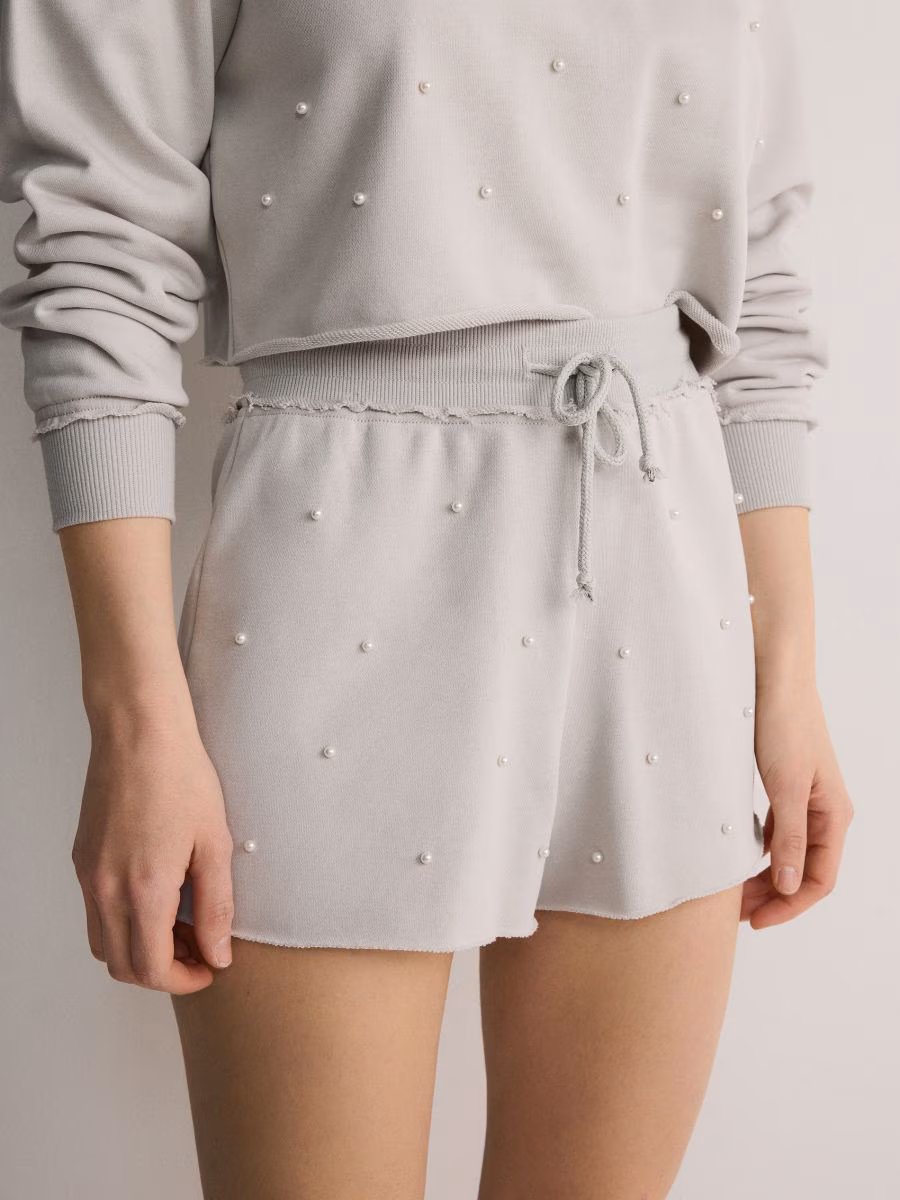 Jersey Shorts With Appliqu&Eacute;S