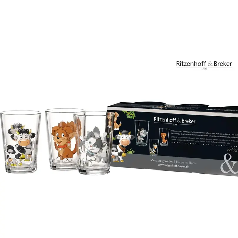 Becher 6er-Set Hoftiere