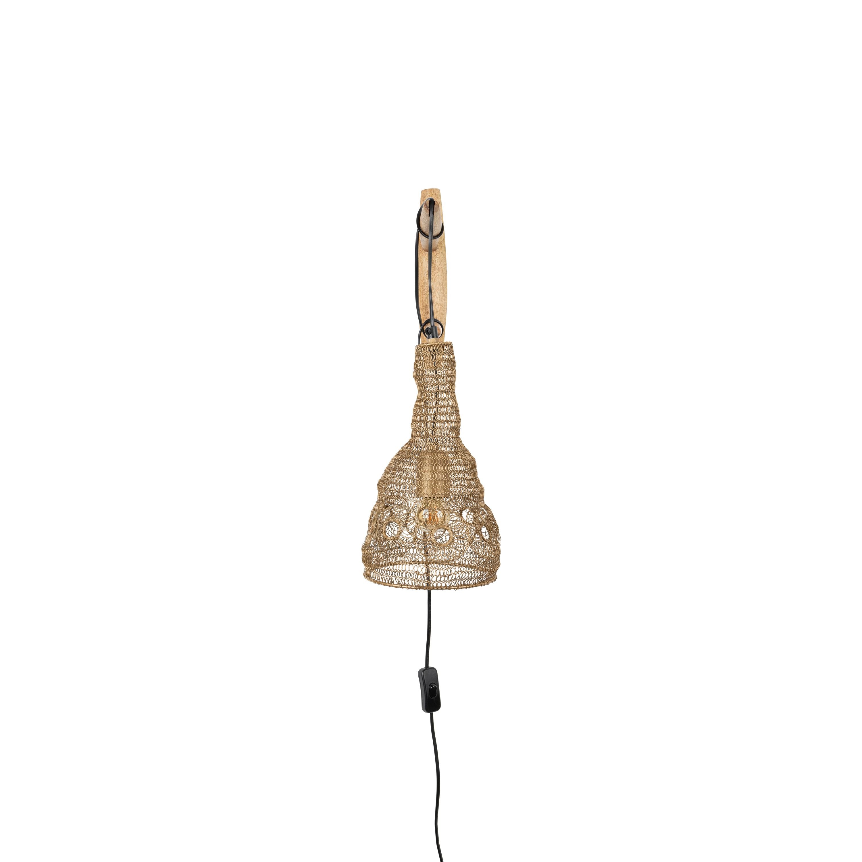 Housecraft Living Alen Wandlamp/ Gaaslamp Goud