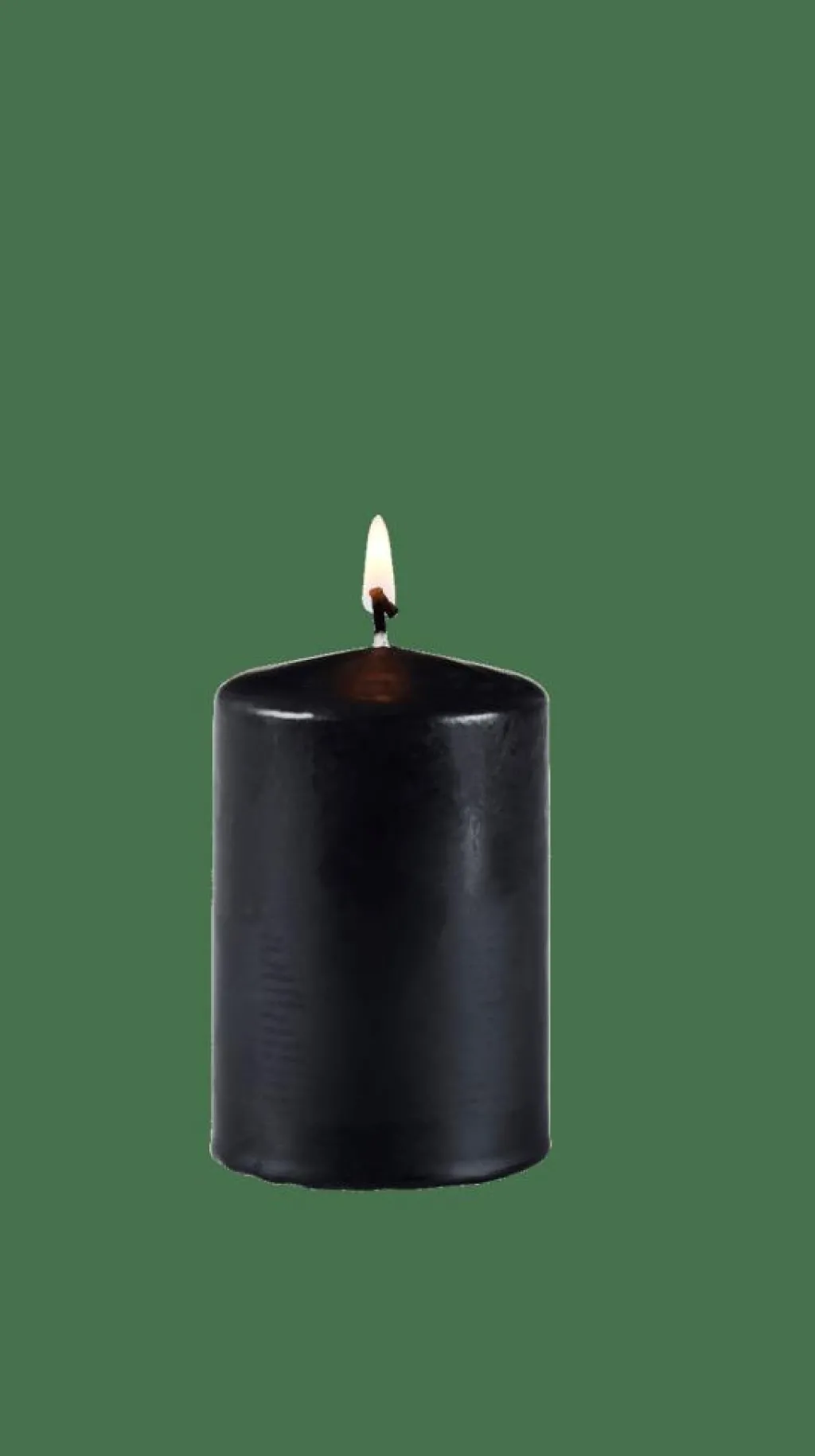 Bougies^CASA PURE Bougie Cylindrique Noir