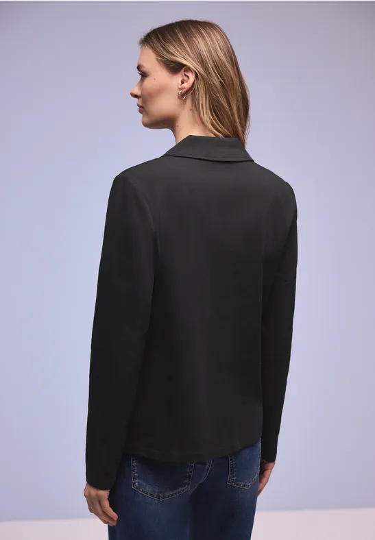 Basic Blazer aus Jersey