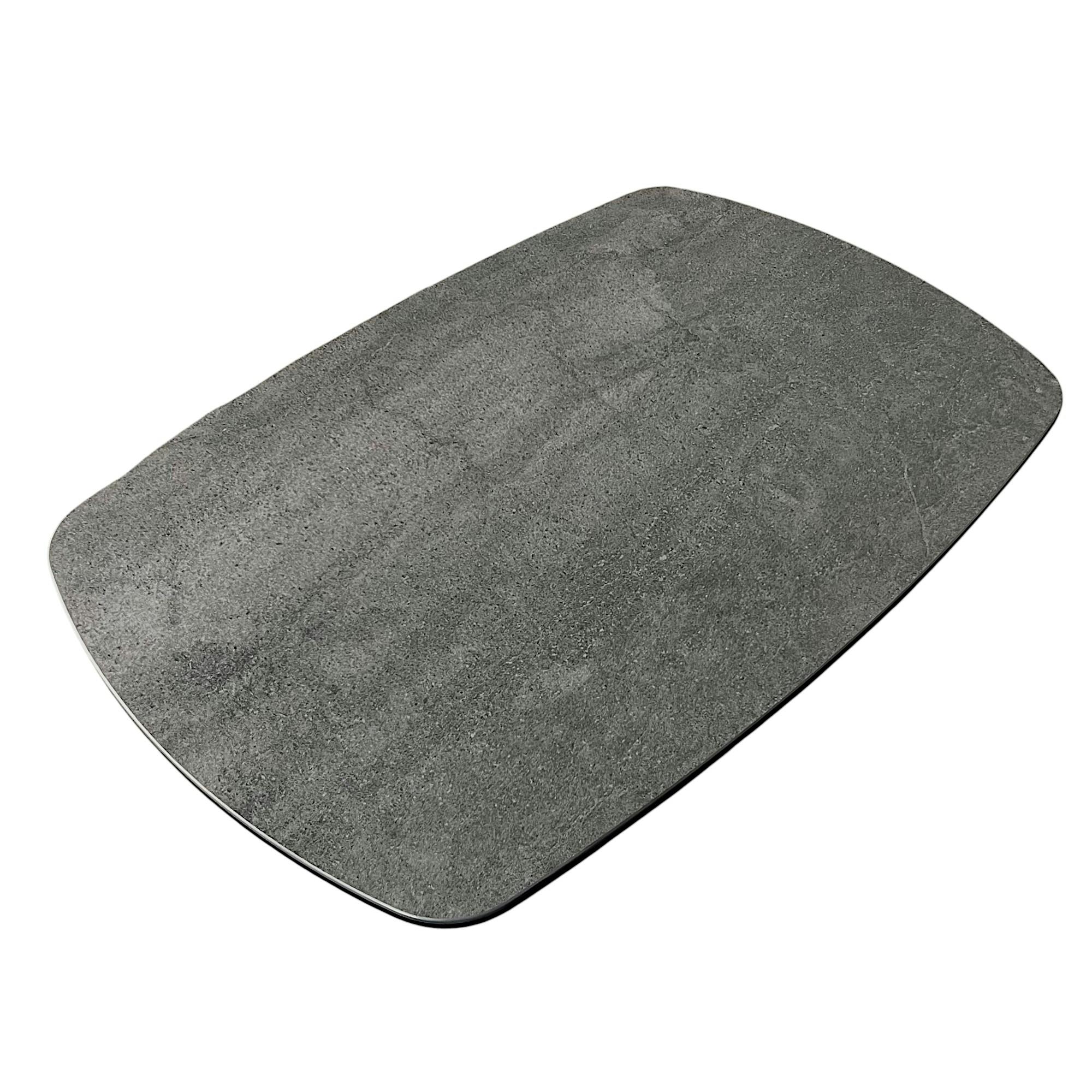 Plateau tournant apéritif en céramique anthracite LOMBARDIE
