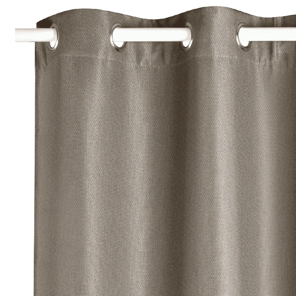 Rideau occultant HUGO coloris taupe 140 x 260 cm