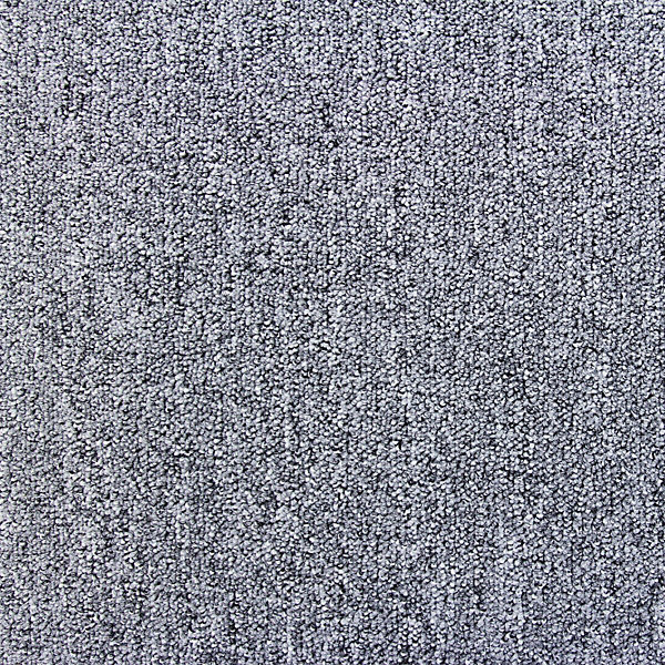 Dalle de Moquette Couleur Gris Platine, 40 Dalles de 50cm x 50cm (10m²)