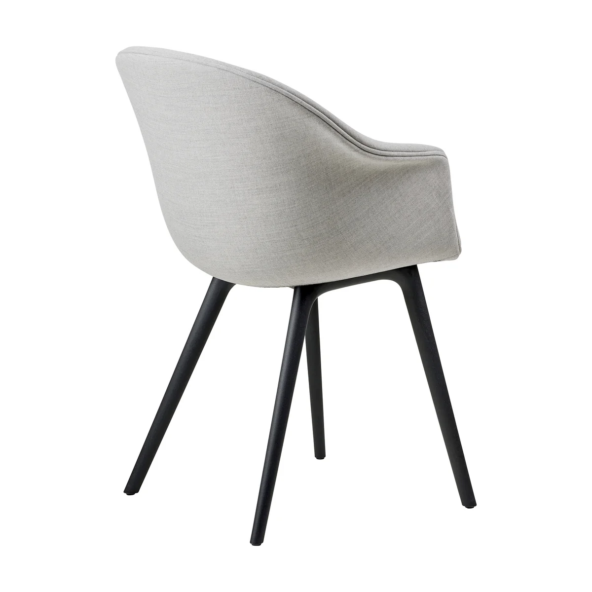 Gubi - Bat Dining Stuhl gepolstert (Kunststoff)