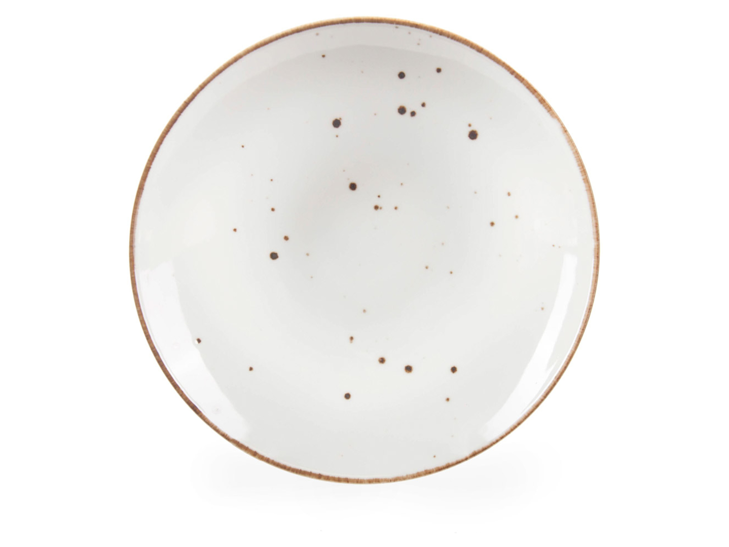 Talerz głęboki Cottage porcelanowy 650 ml biało-złoty