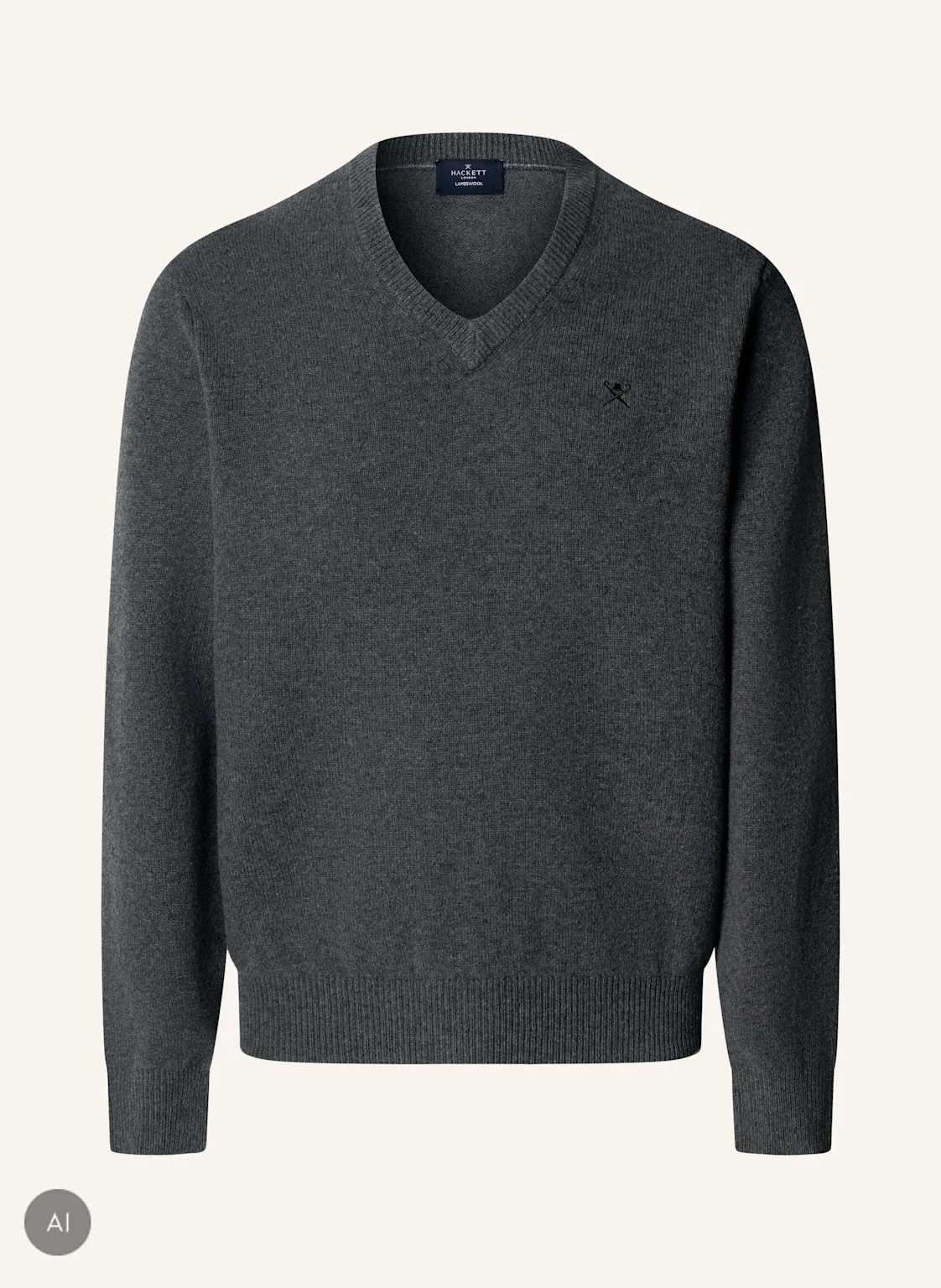 HACKETT LONDON Pullover LAMBSWOOL V NECK