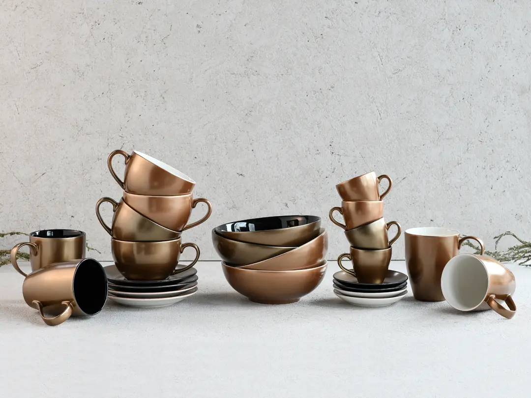 Kaffeebecher 2er-Set Golden Days