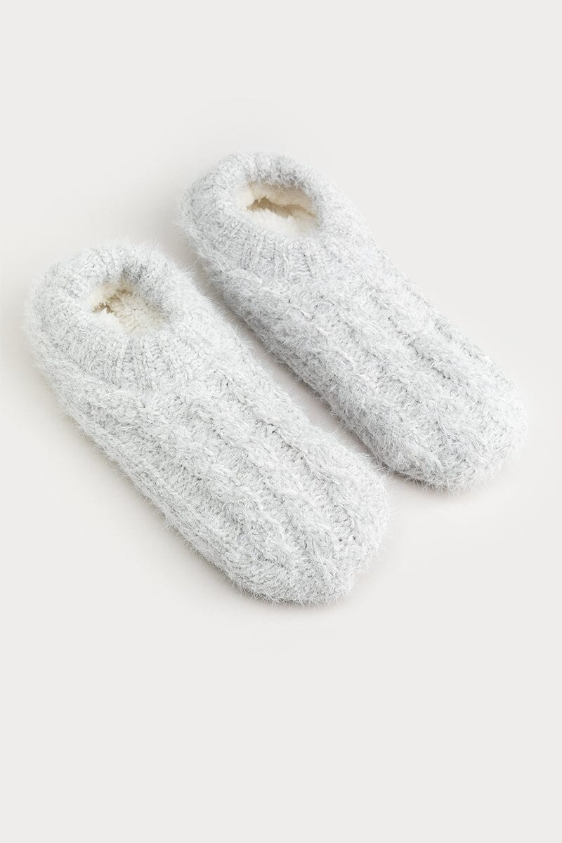 Hello Franki Fleece Lined Cable Socks for girls