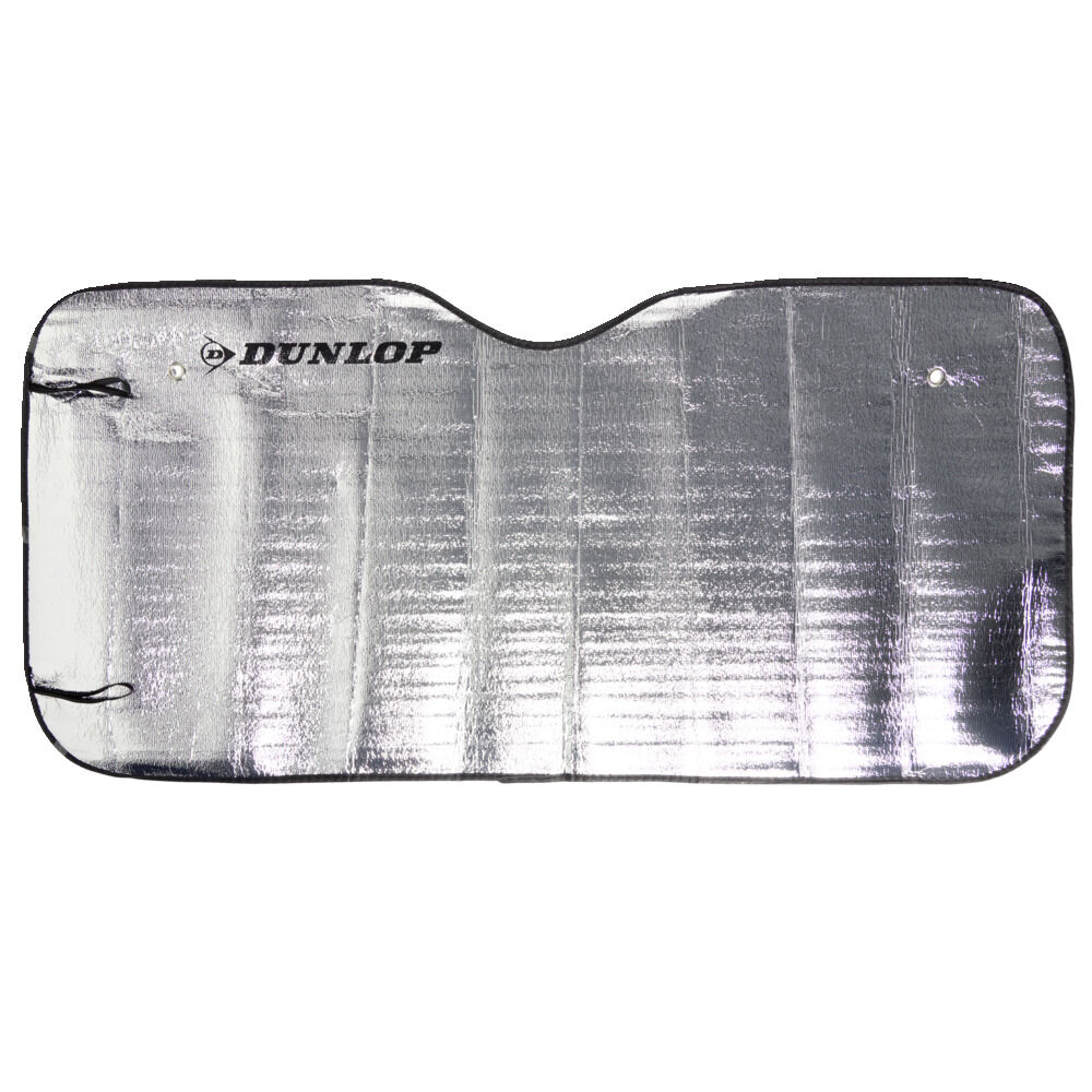 Pare-soleil pour voiture Dunlop gris métallisé 130x60cm