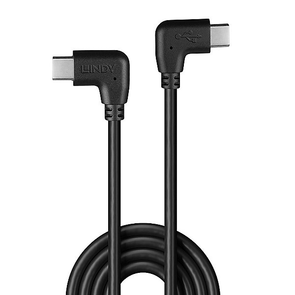 Câble USB C coudé USB C coudé - 1m LINDY