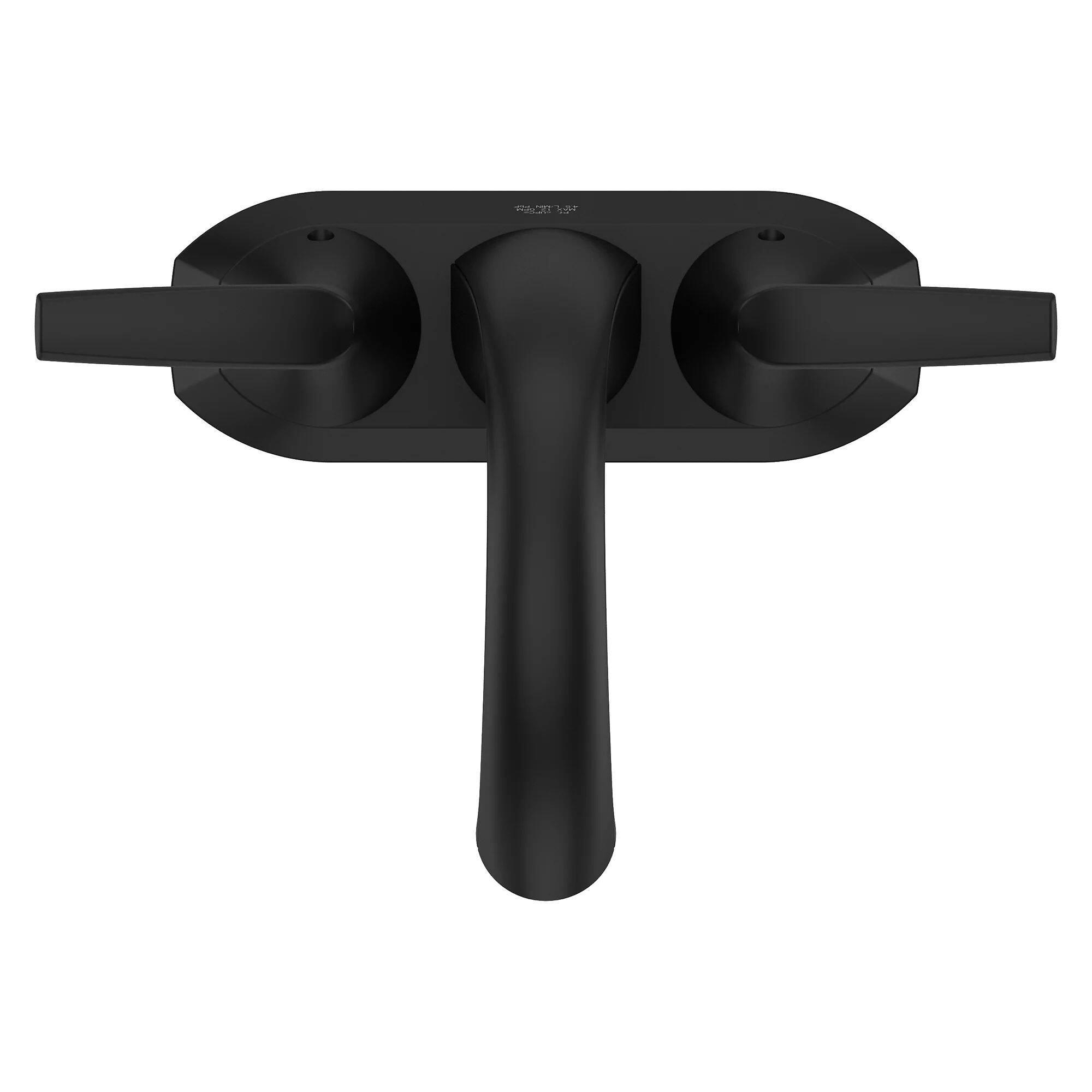 Pfister Rancho Double Handle 4-in Centerset Bathroom Sink Faucet Push & Seal™ Drain, WaterSense® Certified, Matte Black