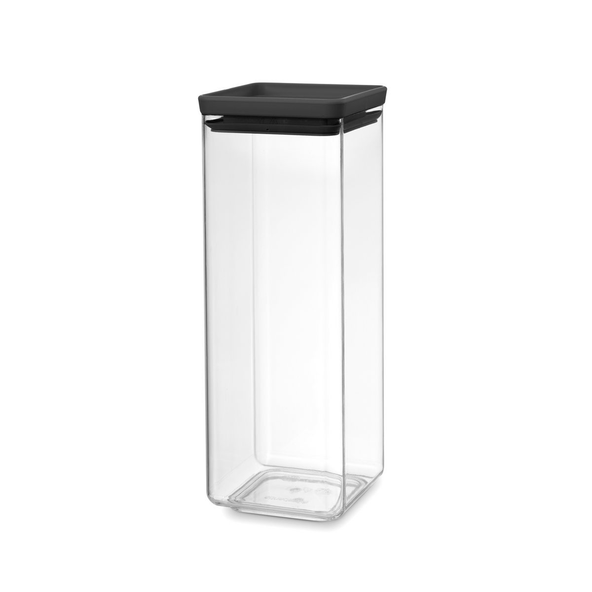 Brabantia Voorraadbus stapelbaar, 2,5 liter, TASTY  - Dark Grey