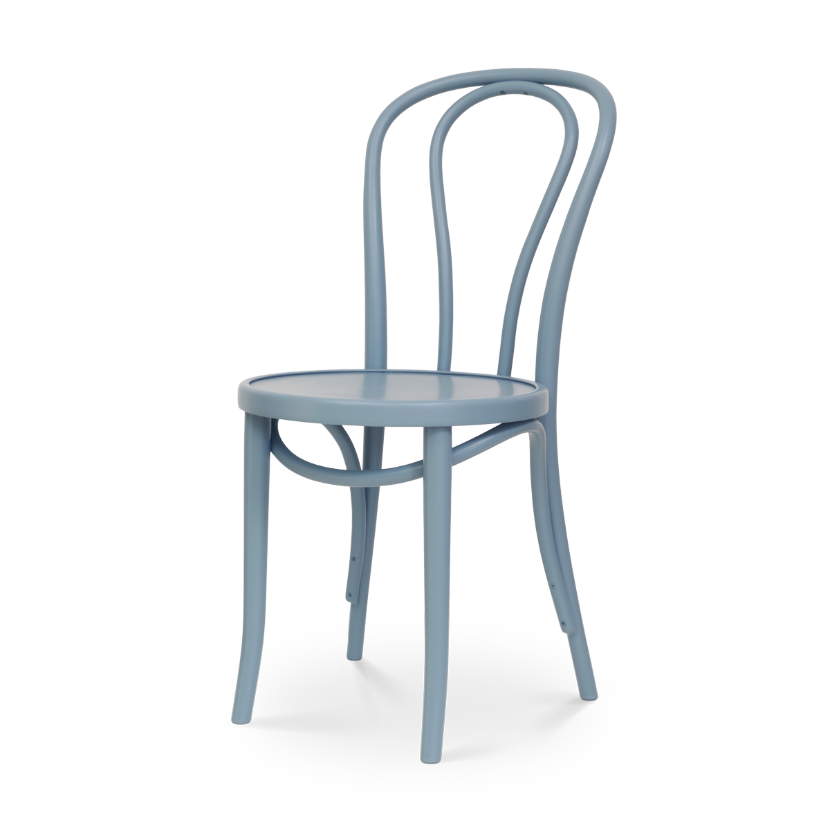 Fameg Vienna Thonet No.14 Houten Bistrostoel Blauw