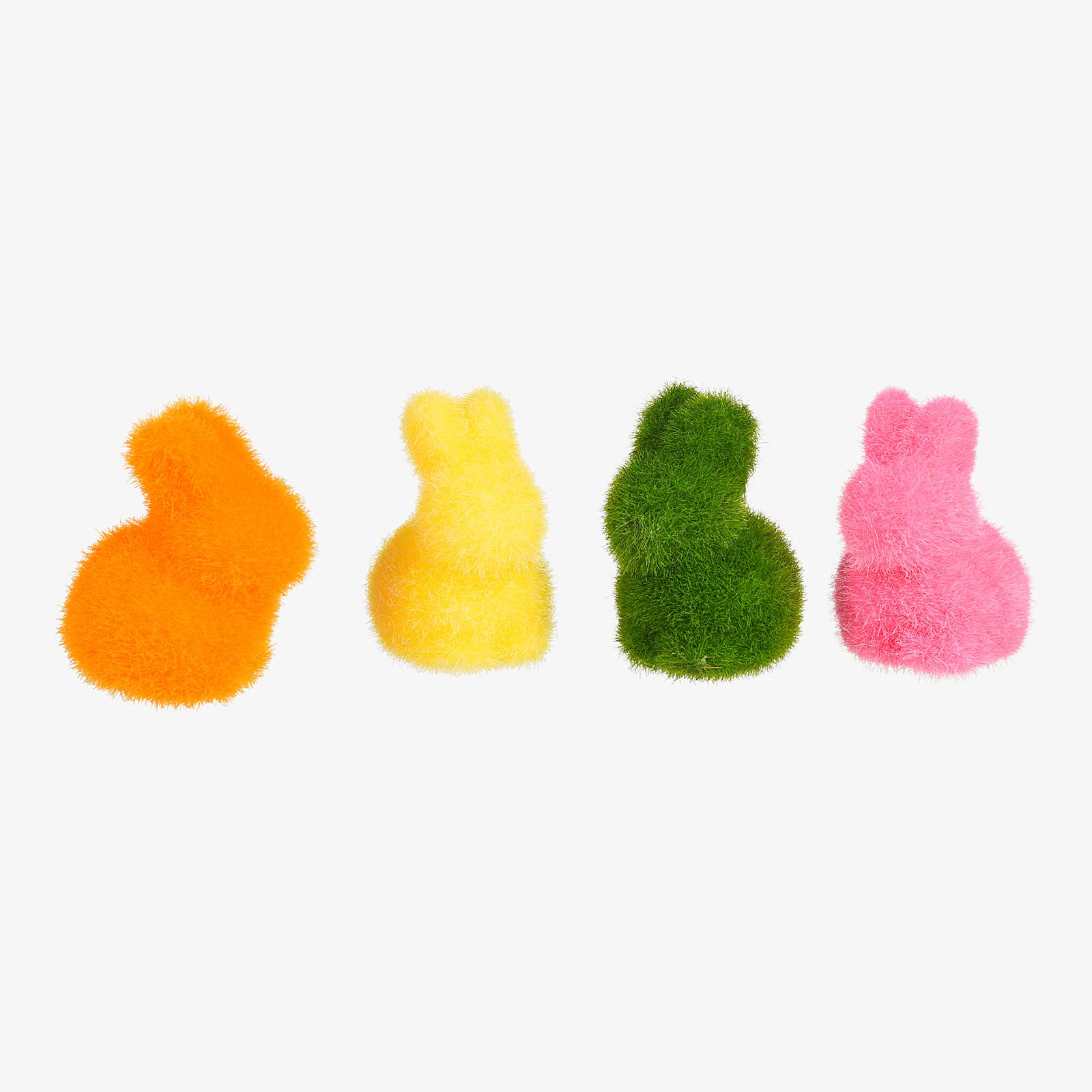 Mini-Deko-Figur Hase Bunt, ⌀ 4.5 cm, H 55 mm, Variante nicht frei wählbar