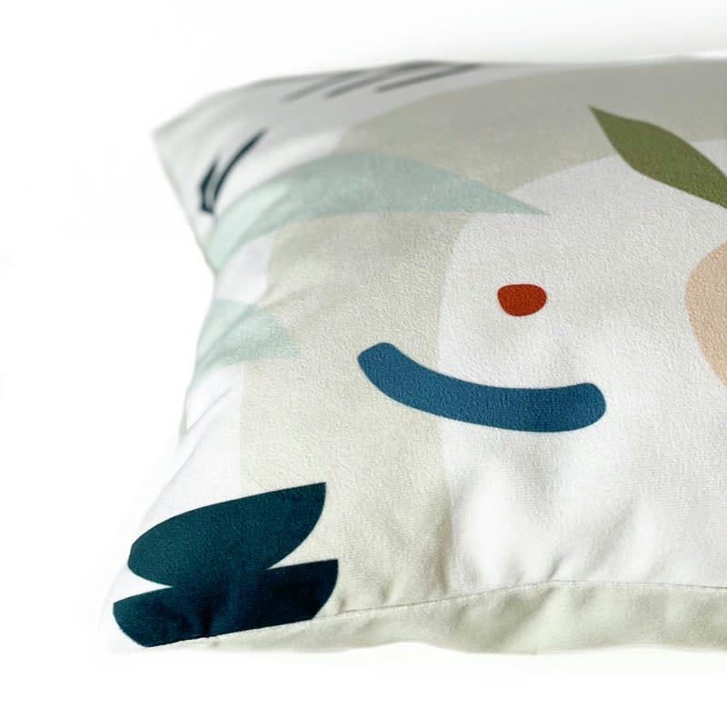 FACE - Coussin 40x40cm Multicolore Abstrait