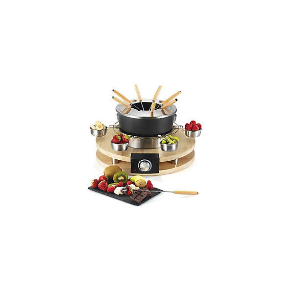 Appareil à fondue 8 Personnes 1300W 2,7L 6 Coupelles incluses KITCHENCHEF
