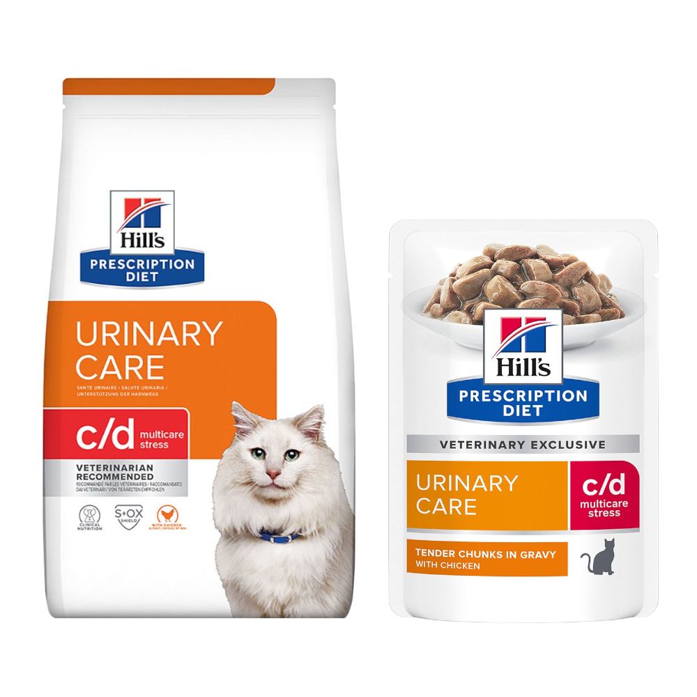 Hill's Prescription Diet Dry Cat Food + Wet Cat Food Free! *