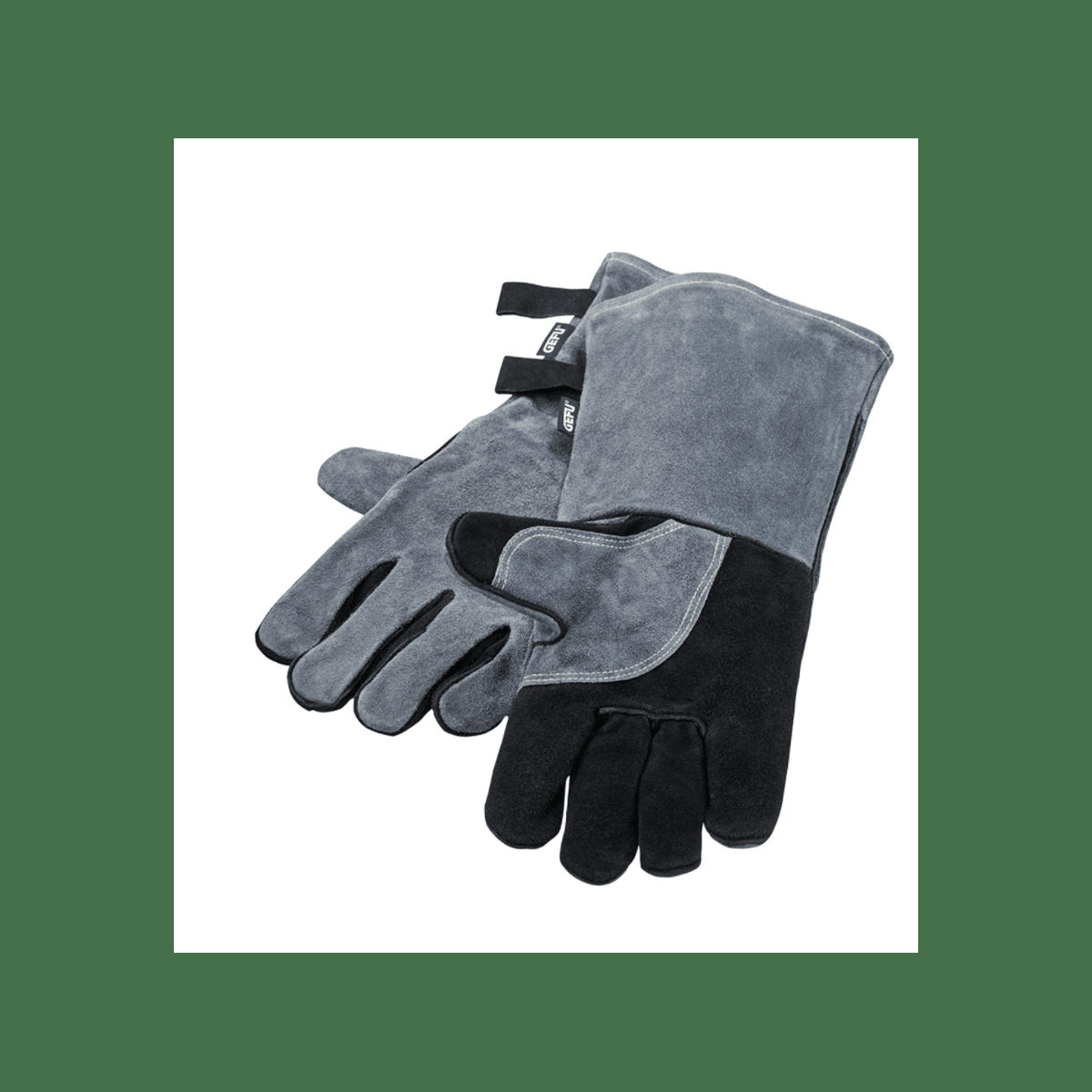 BBQ - Gants barbecue en cuir noir