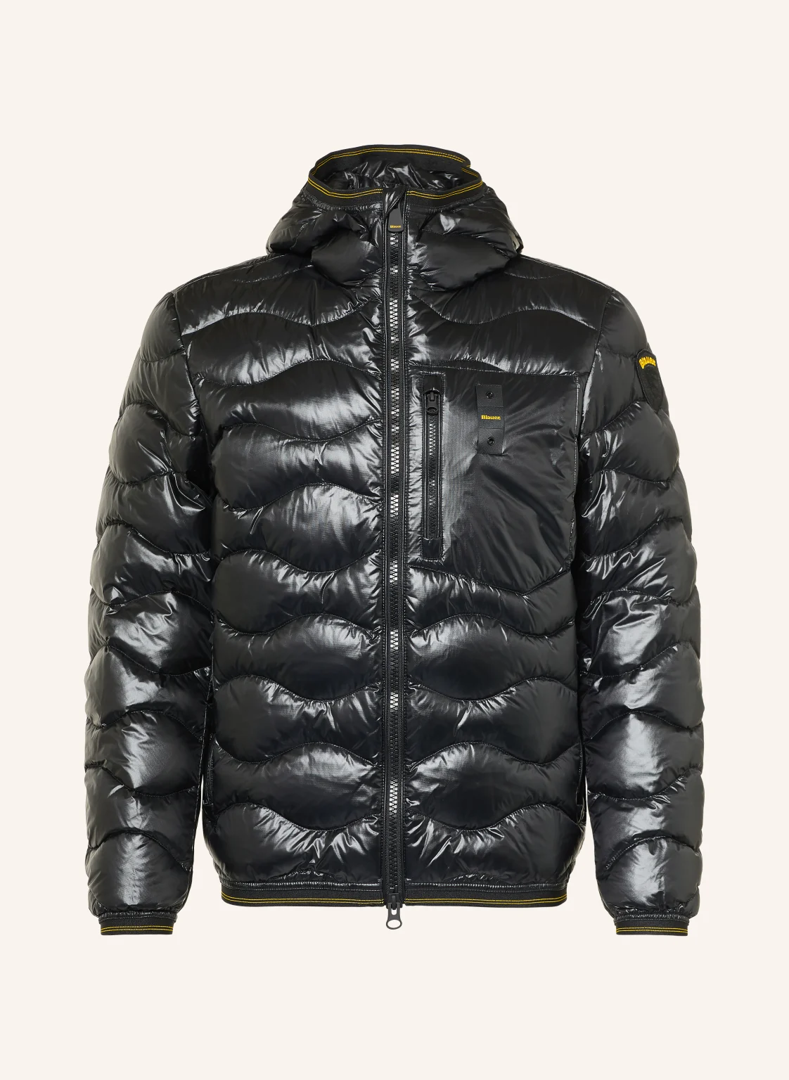 Blauer Daunenjacke WAVE
