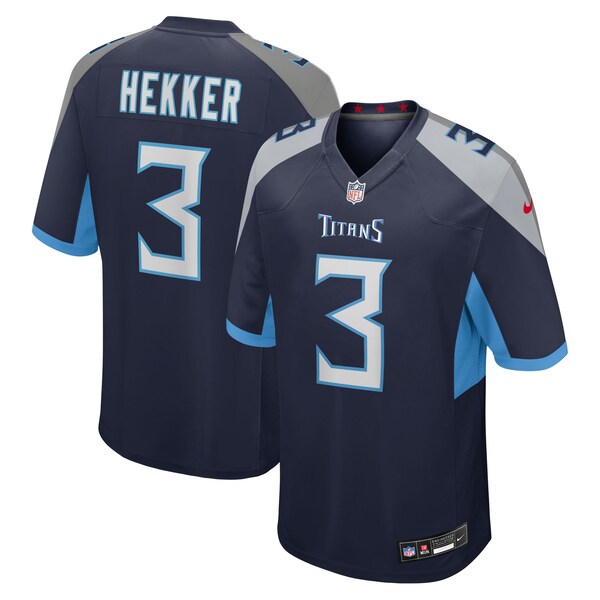 Johnny Hekker Tennessee Titans Nike Team Game Jersey -  Navy