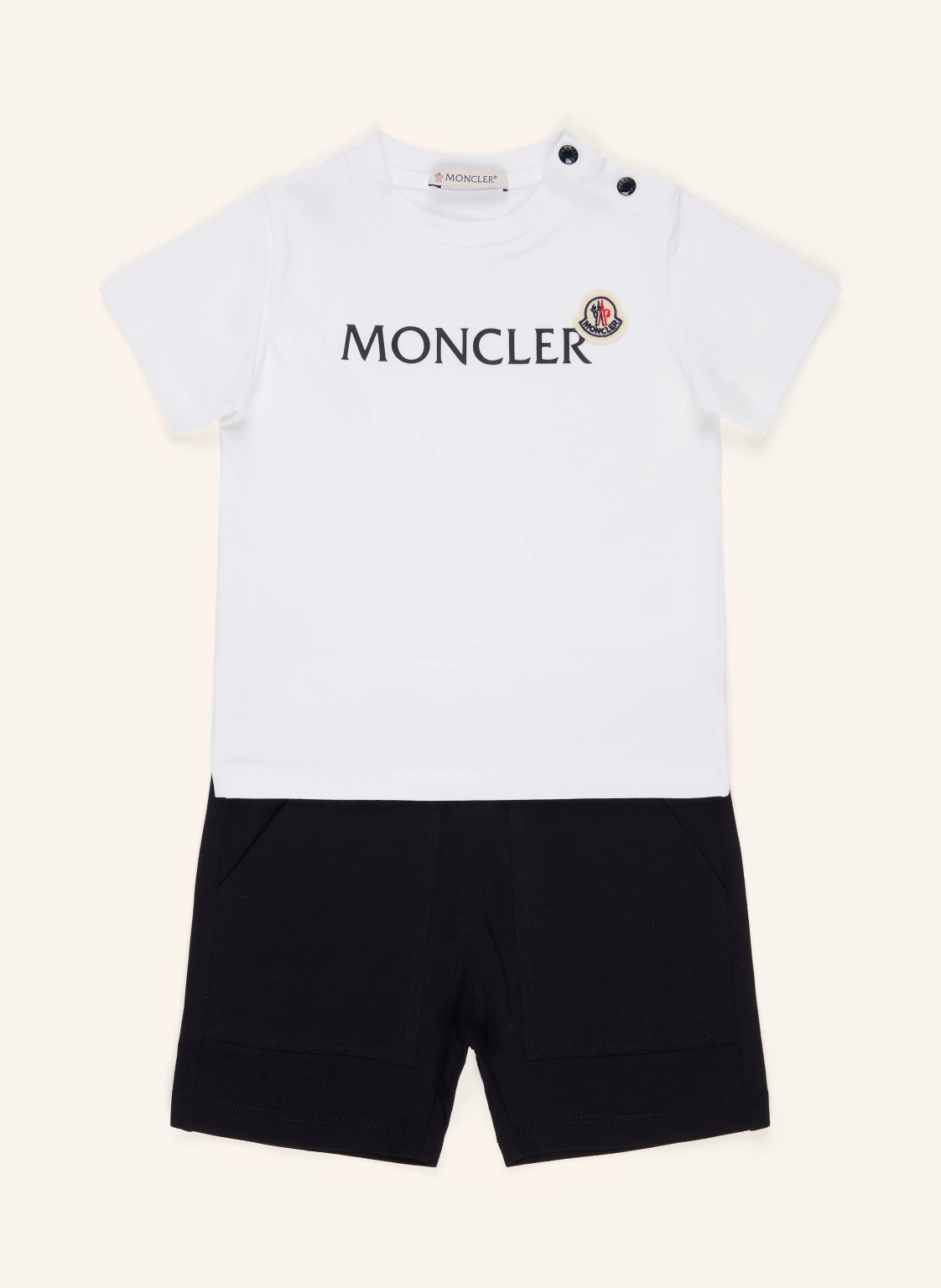 MONCLER enfant Set: T-Shirt und Shorts