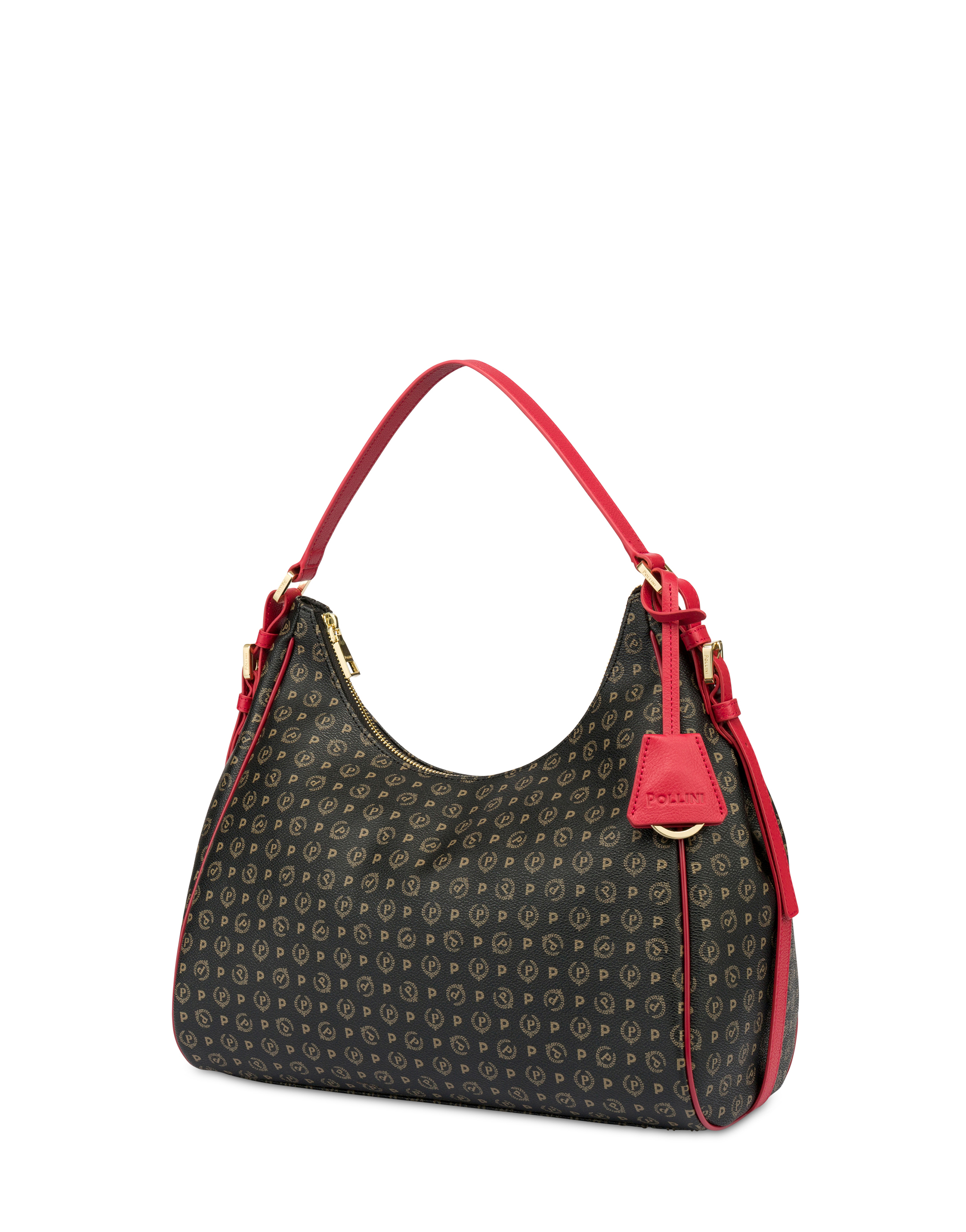 Hobo Bag Heritage Pvc Nero/lacca