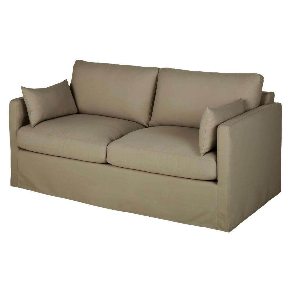 Julia - Canapé 2/3 places taupe