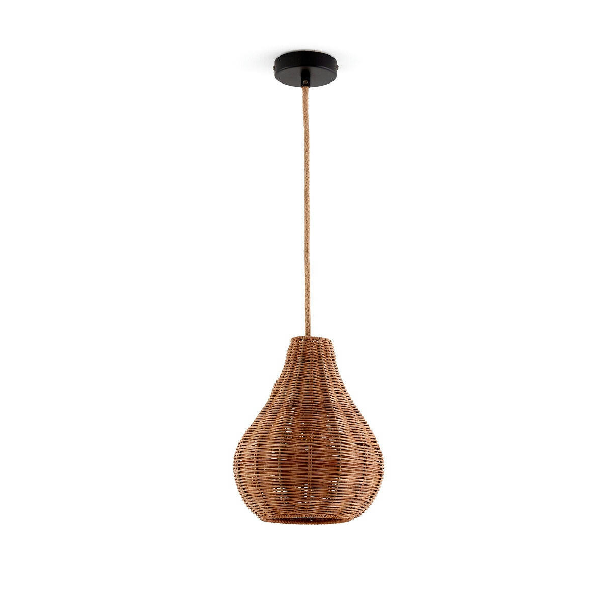 Suspension en rotin Ø22 cm, Isao