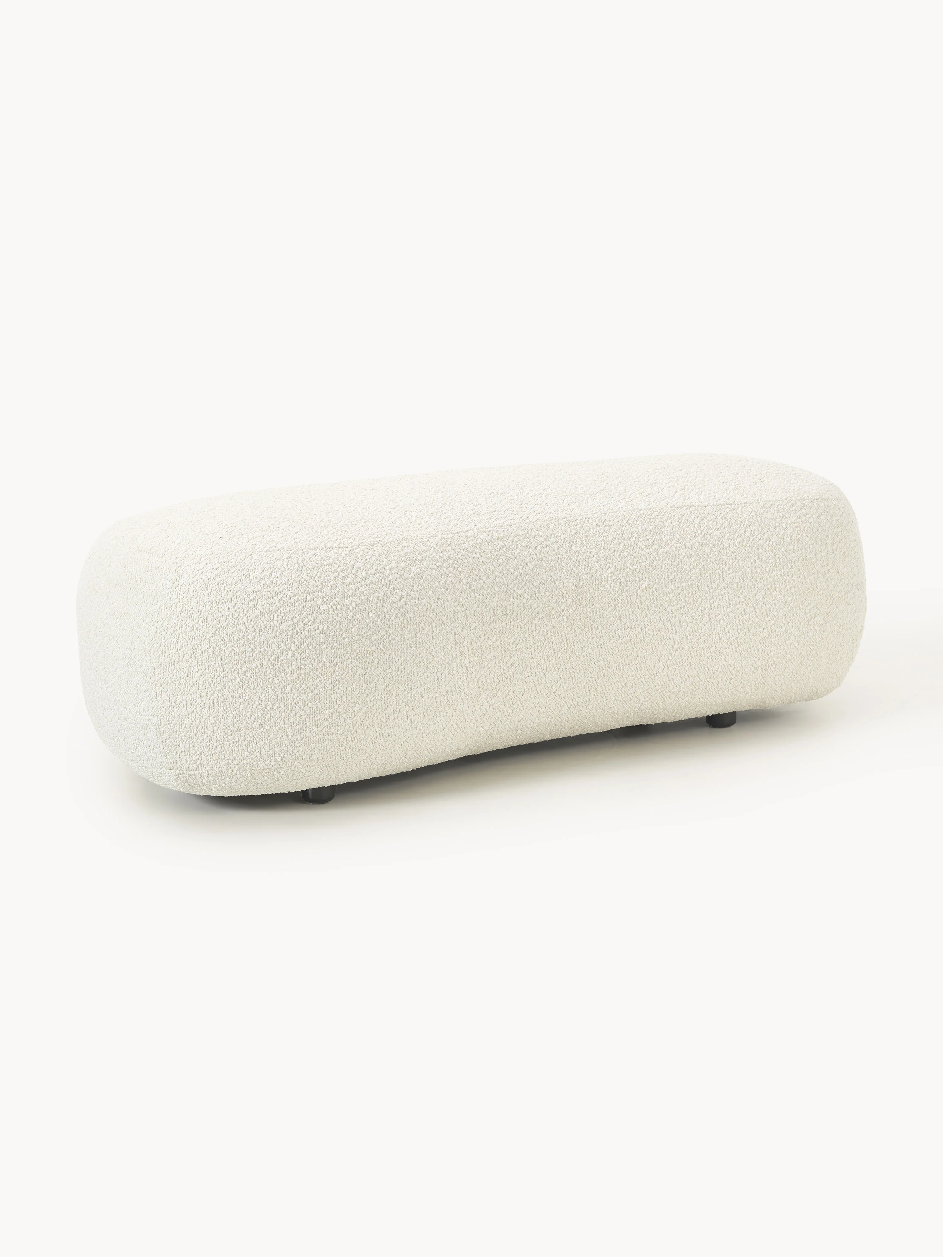 XL Sofa-Hocker Alba aus Bouclé