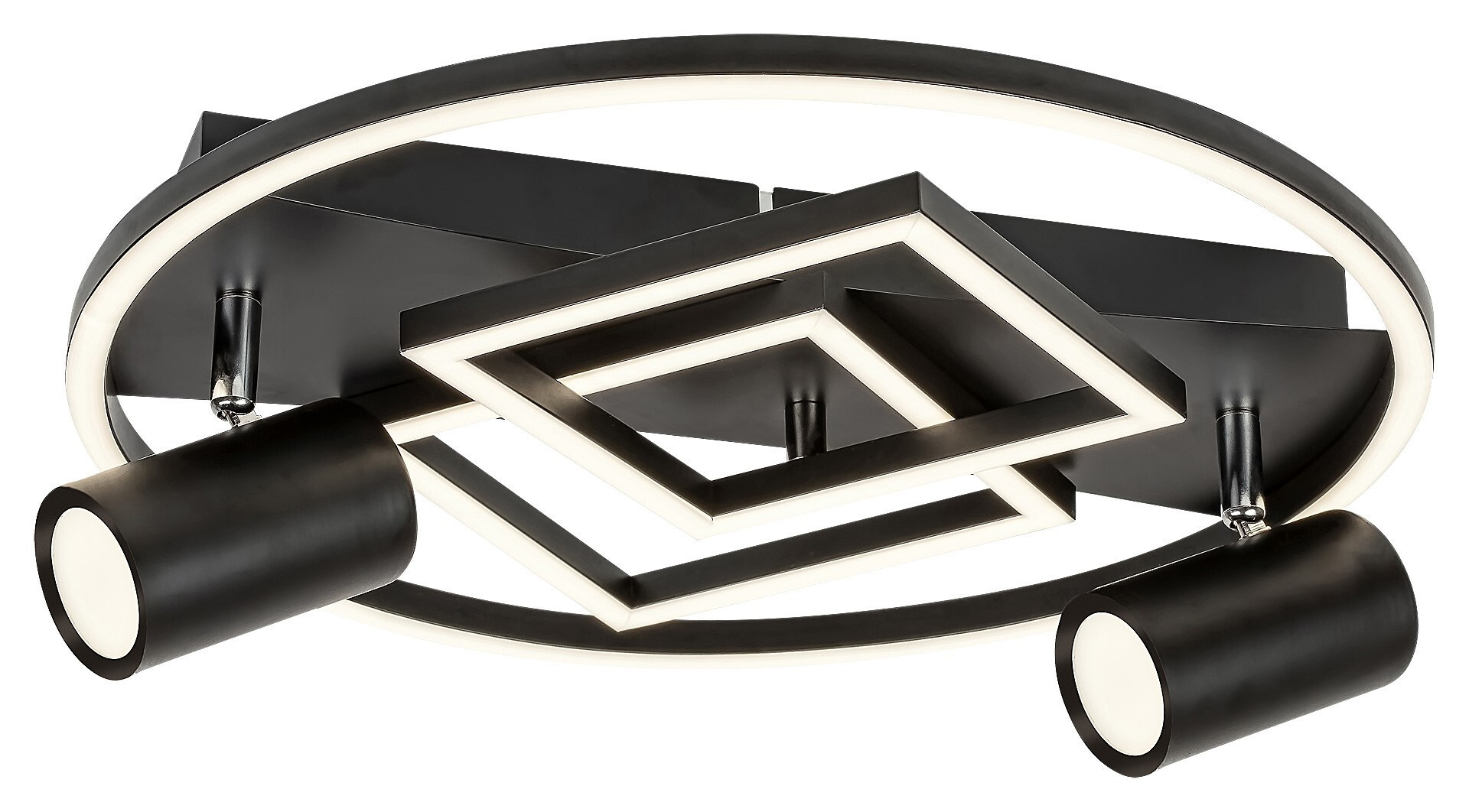 Lampa sufitowa Aztec czarna matowa-biała LED 1x40W 4000K 2000lm Rabalux