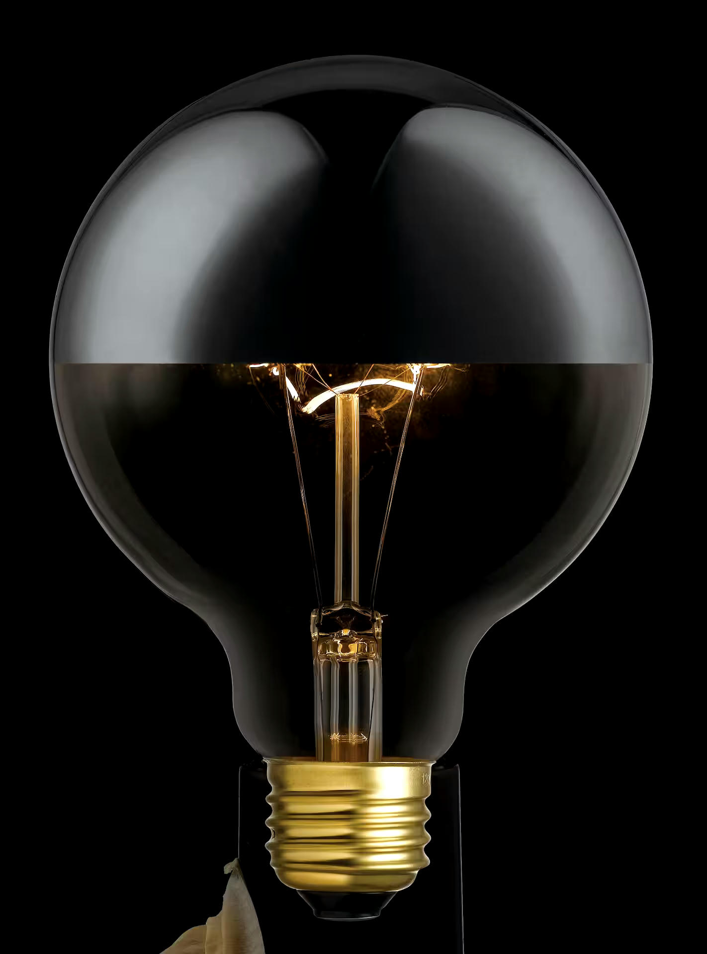 Globe Electric Dimmable Incandescent Light Bulb, 220 Lumens, Soft White, Chrome Finish, 40W