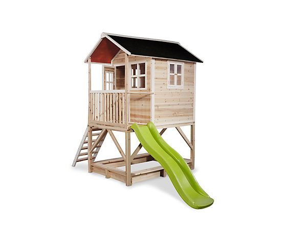 Maisonnette en bois pour enfants Loft 500 Naturel - Exit Toys