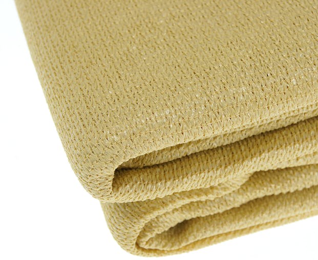 NNEDPE Wallaroo Rectangular Shade Sail Sand: 3m x 4m