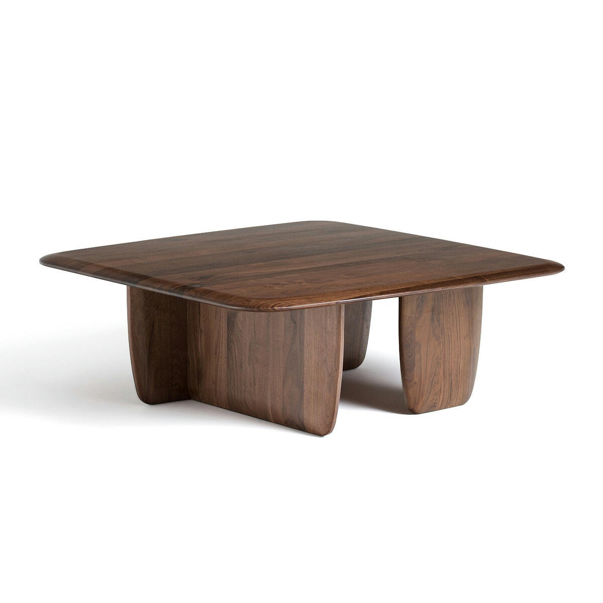 Table basse en noyer massif, grand modèle, Iloss