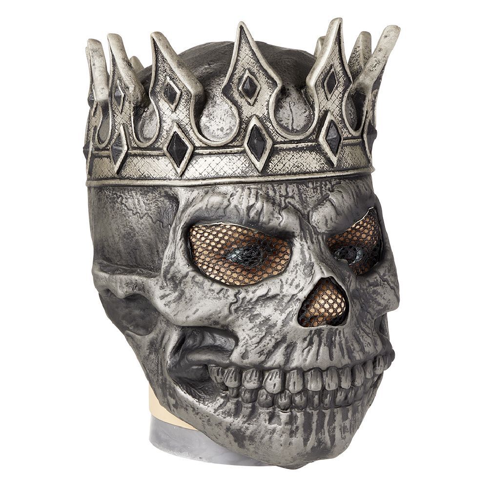 Masque Halloween démon avec couronne