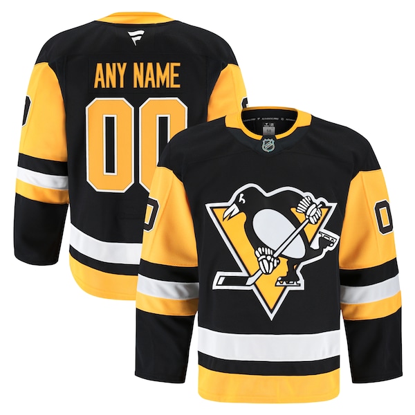 Pittsburgh Penguins  Home Authentic Pro Custom Jersey - Black