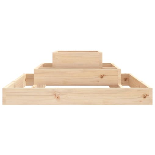 NNEVL Planter 80x80x27 cm Solid Wood Pine