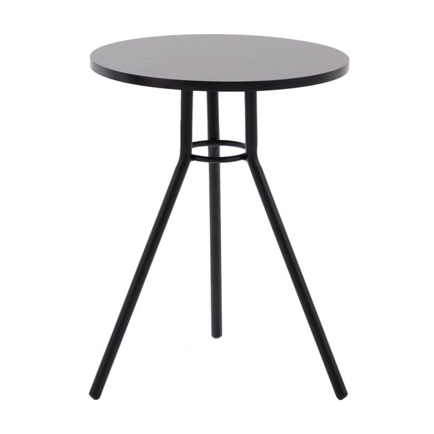 MESA LATERAL BAIXA REDONDA 40 CM LEGS
