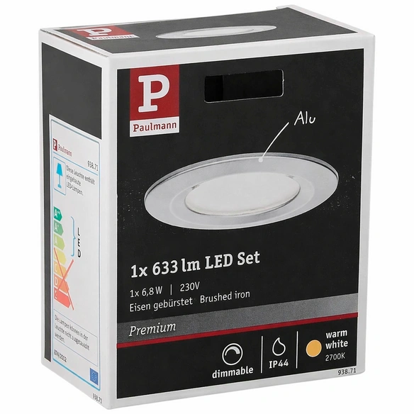 LED-Einbauleuchte »Coin Slim«, dimmbar, inkl. Leuchtmittel in bernsteinfarben