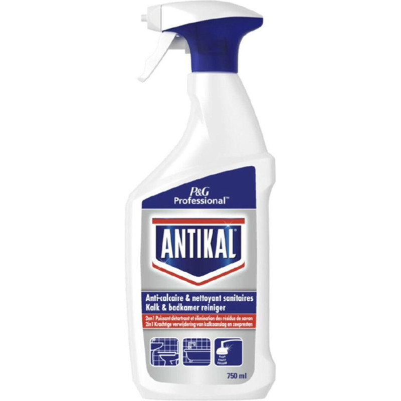 Spray nettoyant anticalcaire Professional 0,75 L ANTIKAL