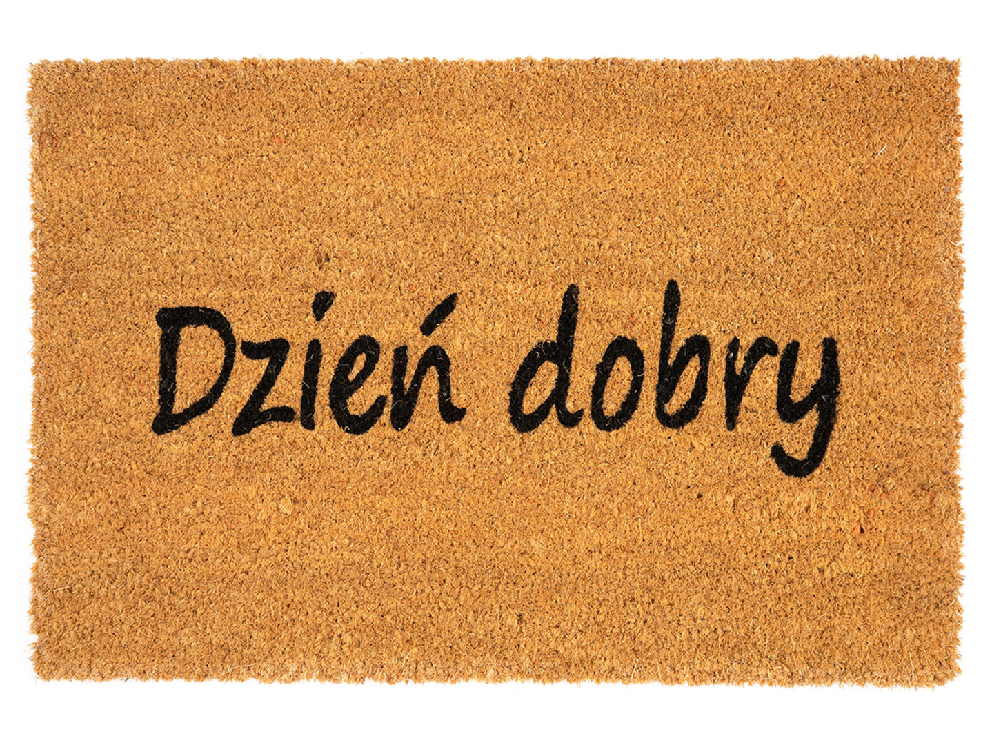 Wycieraczka Dzień Dobry 40x60 cm brązowo-czarna