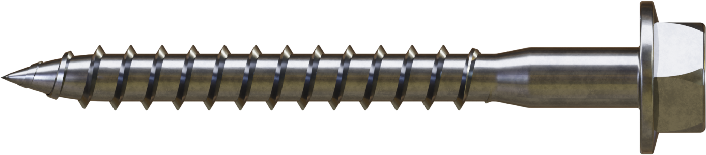 Wkręt do drewna z łbem sześciokątnym WKL ø6 x 60 mm , ± szt./kg: 89 STALCO WKL - 6X60