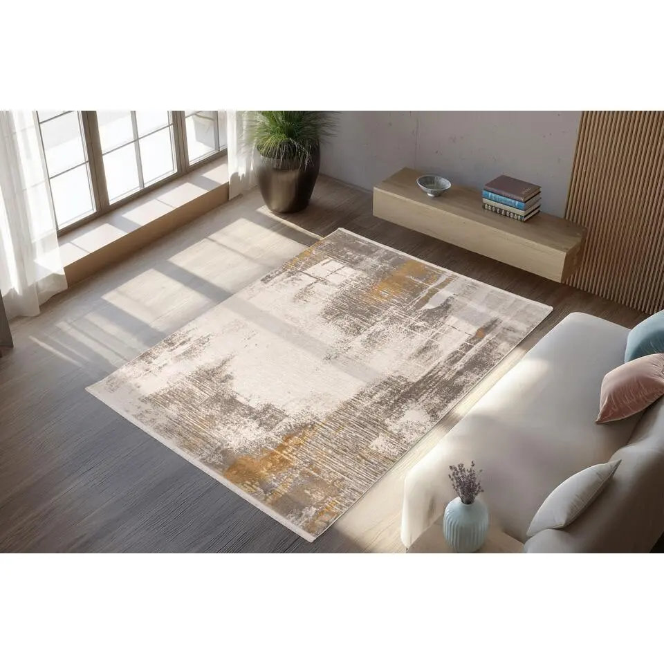 Batucci Vloerkleed Lalee - Modern - 80x150 cm Zilver goud