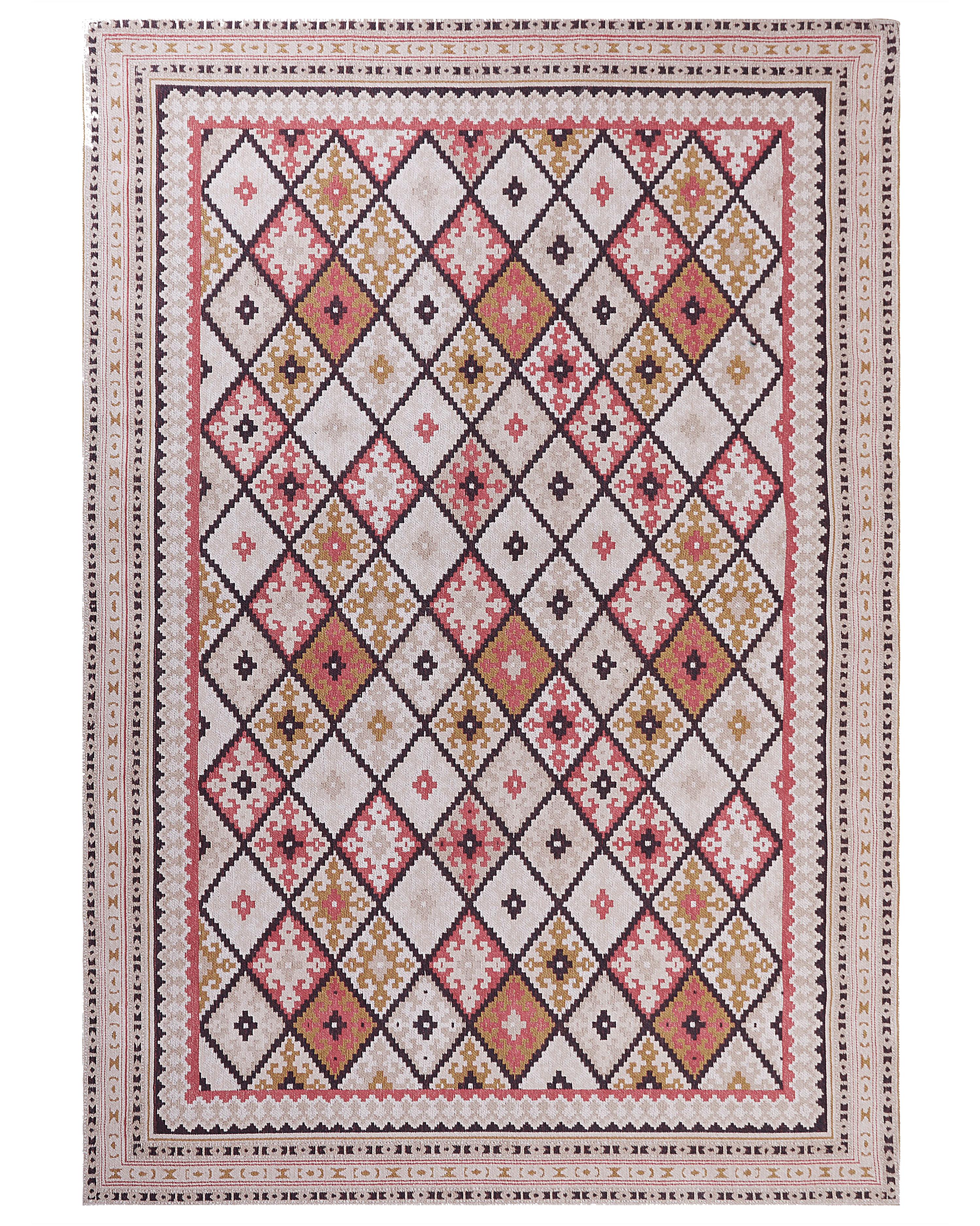 Rug ANADAG Red 160 x 230 cm Cotton