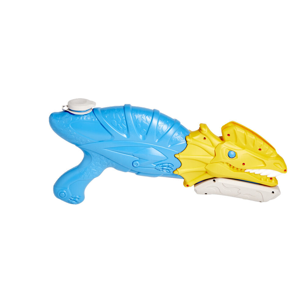 Pistolet à eau dinosaure Funky bleu et jaune
